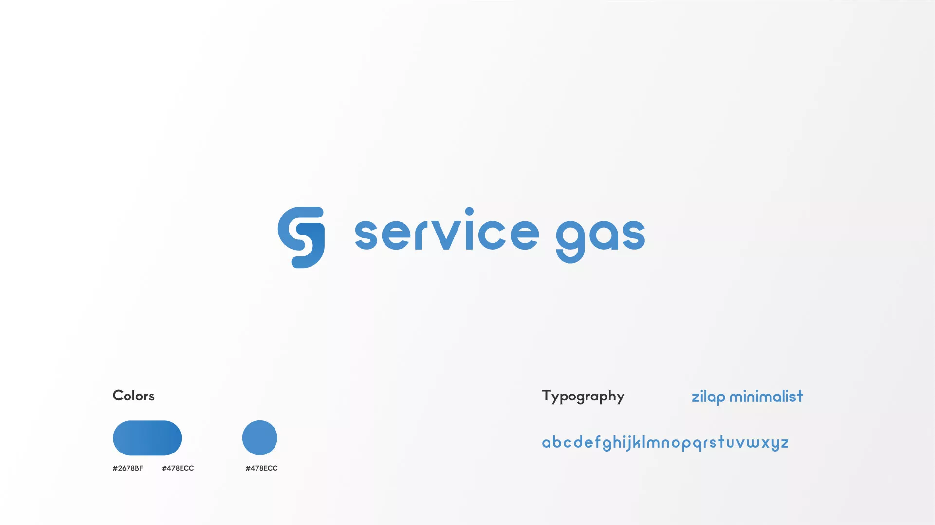 Разработка логотипа газовой компании «Сервис газ» в Чекалине