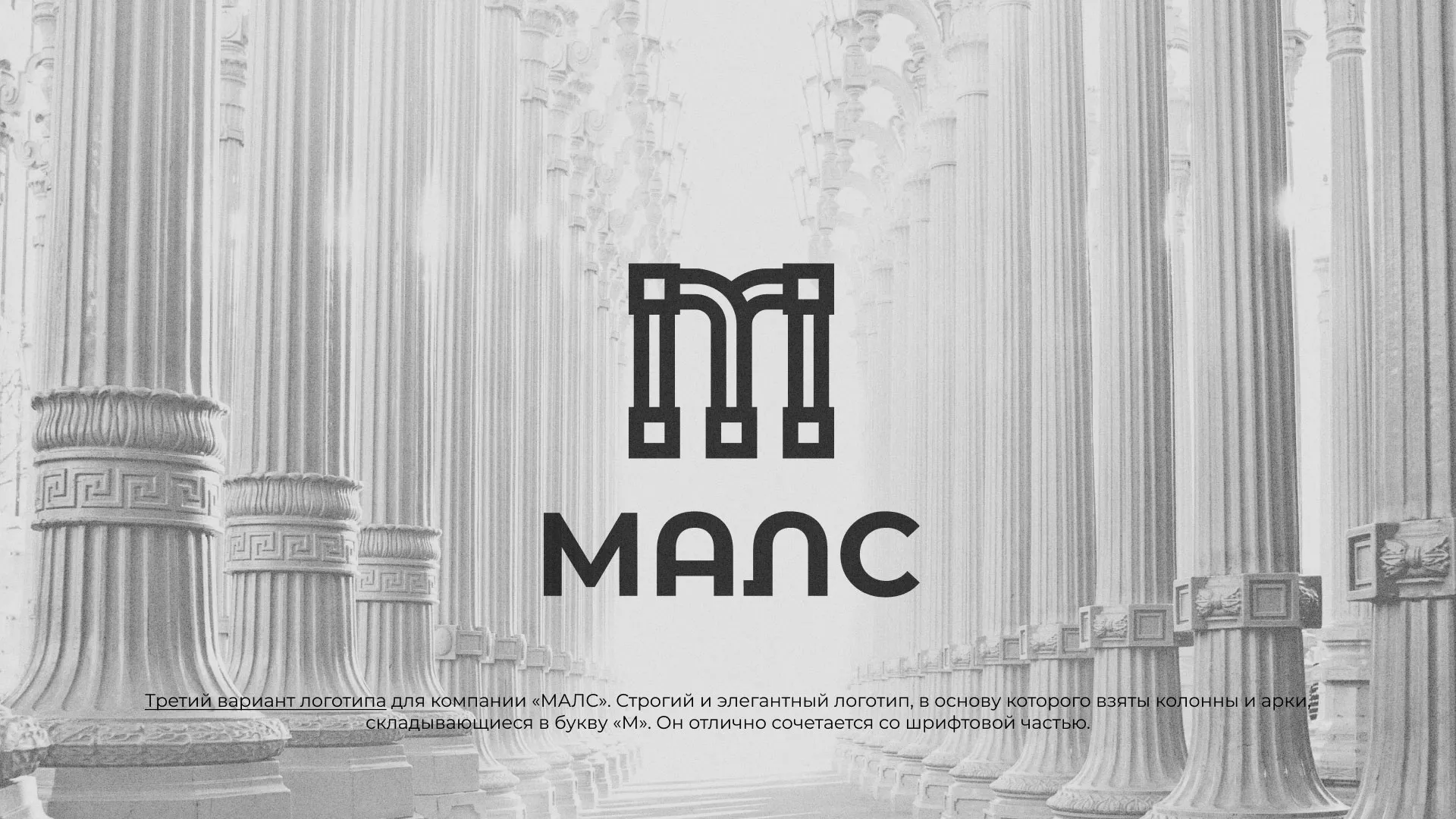 Разработка логотипа компании «МАЛС» в Чекалине