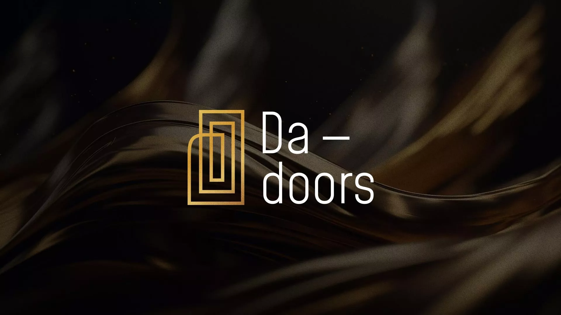 Разработка логотипа для компании «DA-DOORS» в Чекалине